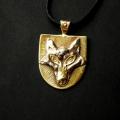 Pendant Wolf, of brass - Metal products - making