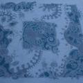 Painted kerchief - Serigraphy - drawing