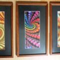 fractal Triptych - Needlework - sewing