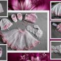 Christening Set - Baptism clothes - knitwork