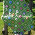 Pledukas baby " Flower sea " - Plaids & blankets - needlework