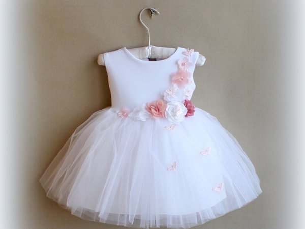 linen christening clothes for girls 2