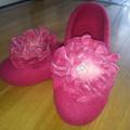 Royal Cyclamen - Shoes & slippers - felting