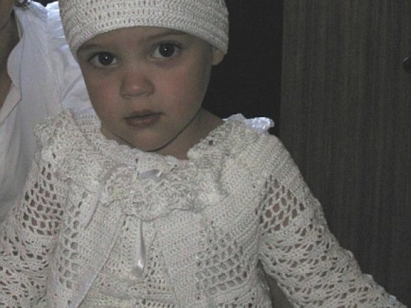 Crocheted christening clothes for boys - Baptism clothes