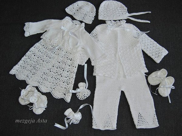Christening boy and mezgaitei - Baptism clothes