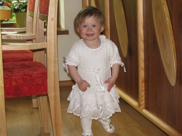 Crocheted christening robes - Baptism clothes