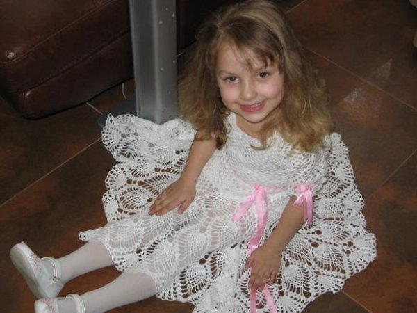 Crocheted christening robes - Baptism clothes