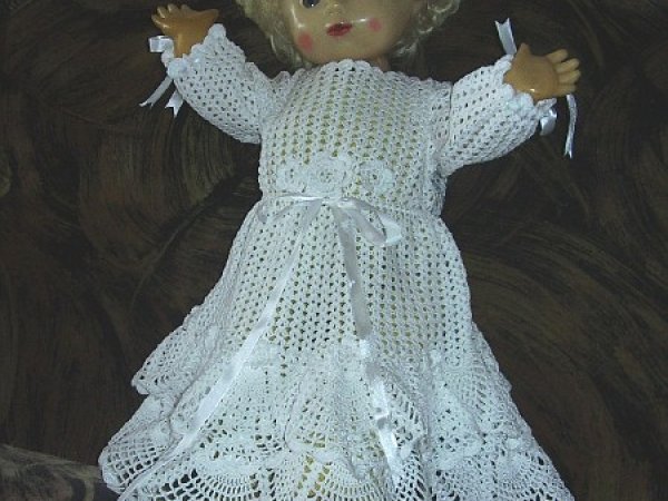Crocheted christening robes - Baptism clothes