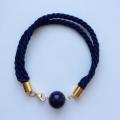 Dark blue with Cairo overnight Stones - Bracelets - beadwork
