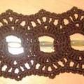 Crocheted bracelet " Chocolate " - Bracelets - needlework