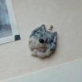 Pendant wolf - Modeling clay - making