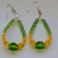 Earrings " summer " - Earrings - beadwork