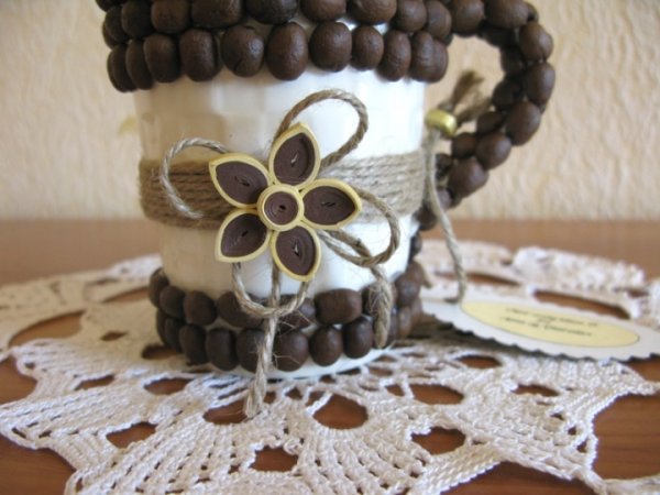 Coffee beans topiary / coffee tree 3