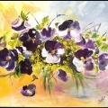 Bouquet - Acrylic painting - drawing