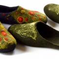 " dance " - Shoes & slippers - felting