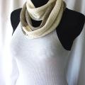 Linen scarf-Snudy (028) - Scarves & shawls - knitwork
