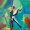 dance form - Acrylic painting - drawing