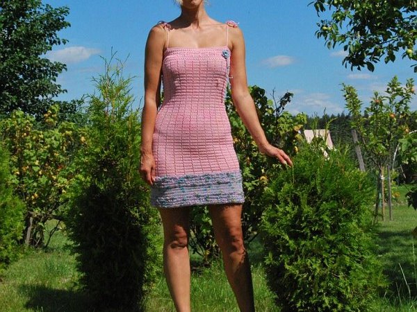 Crocheted a summer dress - Dresses