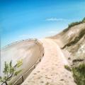 Dunes - Acrylic painting - drawing