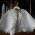 Baptizes coat with decorations and candles - Scarves & shawls - sewing
