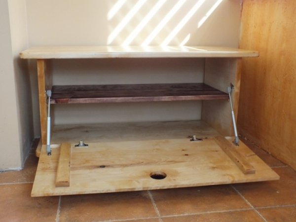 Birch wood shoe box 2