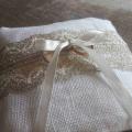 Wedding ring cushion - Pillows - sewing