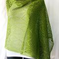 Linen countries - moss green - Wraps & cloaks - knitwork