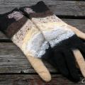 Gloves " Fall " - Gloves & mittens - felting