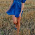 Turquoise fuzz - Dresses - felting