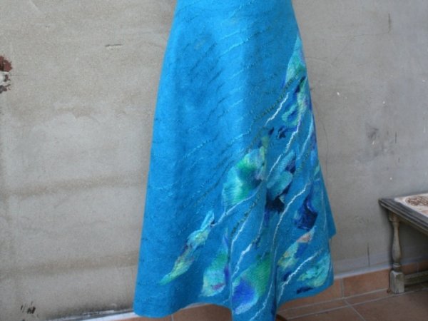 Skirt " Sunny turquoise " - Skirts
