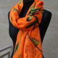 Country " Orange & quot cobweb; - Wraps & cloaks - felting