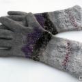 Felt gloves Twilight - Gloves & mittens - felting