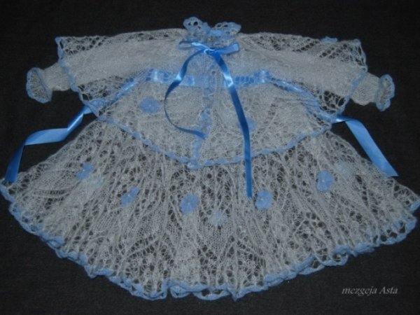 knitting  christening dress - Baptism clothes