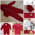 Warm rompers 6-9 months. the angel - Children clothes - knitwork