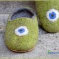 Felt slippers - Shoes & slippers - felting