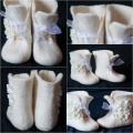 flowery dreams - Shoes & slippers - felting