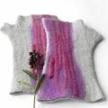 Felted merino wool riesines - Wristlets - felting