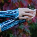 Striped - Wristlets - felting