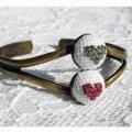 Two Hearts - Needlework - sewing