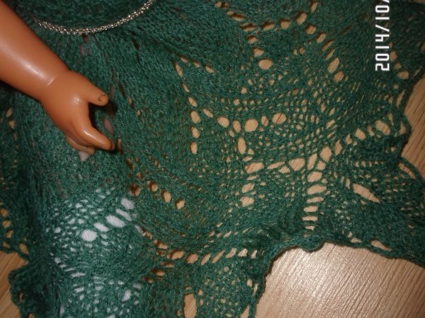 Knitted Doll dress 2