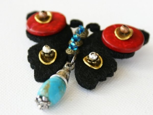 Brooch " Butterfly " 2