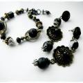 Earrings + bracelet - Kits - beadwork