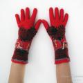 Felt gloves Hearts - Gloves & mittens - felting