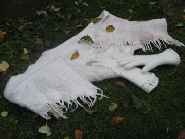 Gloves to " Aviuko " fur coat 2