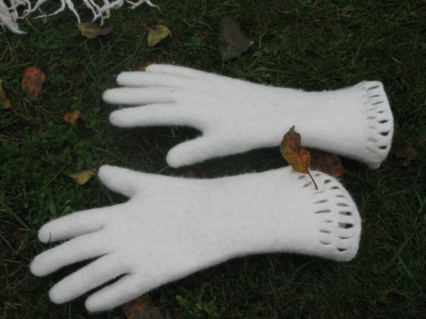 Gloves to " Aviuko " fur coat 3
