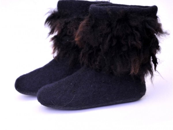 Felt slippers / felted house shoes 3