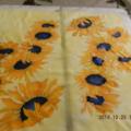 Sunflowers - Batik - drawing