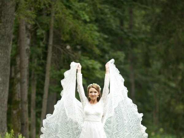 knitted bridal gown - Wedding clothes