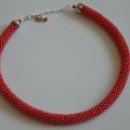 Tow coral - Necklace - beadwork