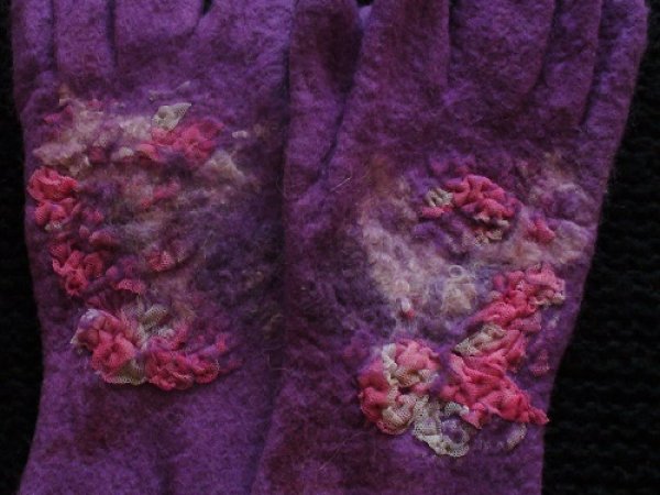 Purple - Gloves & mittens